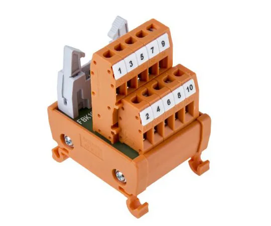 63-7656-94　RS PRO, 10 Pole Flat Ribbon Cable Connector, Male Interface Module, DIN Rail Mount　665-9658