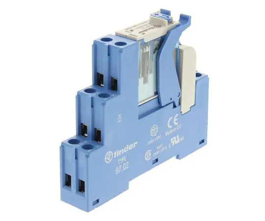 63-7660-09　Finder 48V dc DIN Rail Interface Relay Module, DPDT　4C.02.9.048.0050SPA