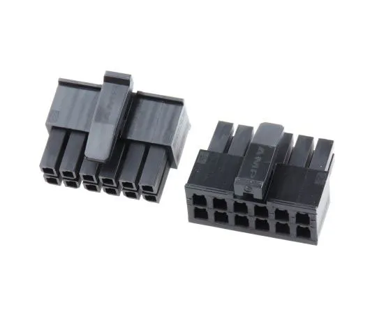 63-7588-82　TE Connectivity Micro MATE-N-LOK Female Connector Housing, 3mm Pitch, 12 Way, 2 Row　1-794617-2