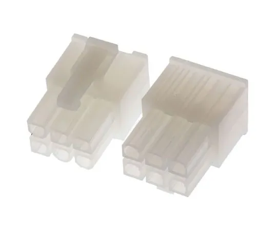 63-7588-99　TE Connectivity VAL-U-LOK Female Connector Housing, 4.2mm Pitch, 6 Way, 2 Row　794954-6
