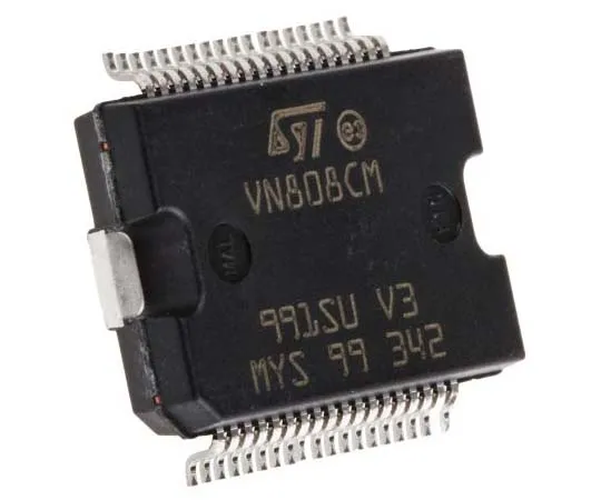 63-7745-22　STMicroelectronics VN808CM-E, Power Switch Octal-Channel 700mA 45 V max. 36-Pin, PowerSO　VN808CM-E