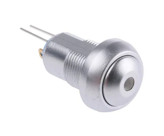 63-7699-02　APEM Single Pole Single Throw (SPST) Latching Green LED Push Button Switch, IP67, 12.9 (Dia.)mm, Panel Mount, 24V dc　IPR1SAD0LOG105