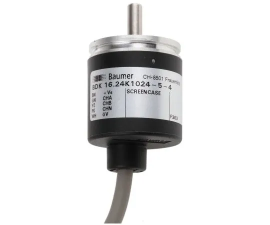 63-7592-97　Baumer Incremental Encoder 1024 ppr 12000rpm Solid 10 → 30 V dc　BDK 16.24K.1024-5-4