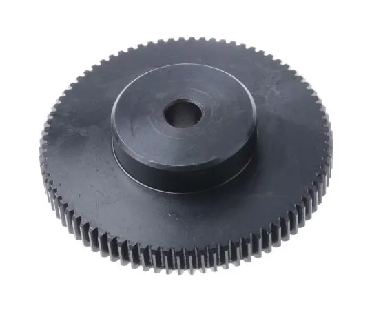 63-7606-97　RS PRO Steel 80 Teeth Spur Gear, 80mm Pitch Diam. , 40mm Hub Diam. , 10mm Bore Diam.　521-6389