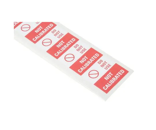 63-7552-08　RS PRO Adhesive Pre-Printed Adhesive Label-Do Not Use-. Quantity: 50　450-6108