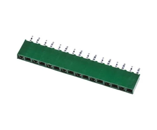 63-7598-40　TE Connectivity AMPMODU HV100 Series 2.54mm Pitch 16 Way 1 Row Straight PCB Socket, Through Hole, Solder Termination　1-215297-6