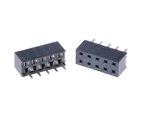 63-7629-92　HARWIN 2mm Pitch 10 Way 2 Row Straight PCB Socket, Through Hole, Solder Termination　M22-7140542