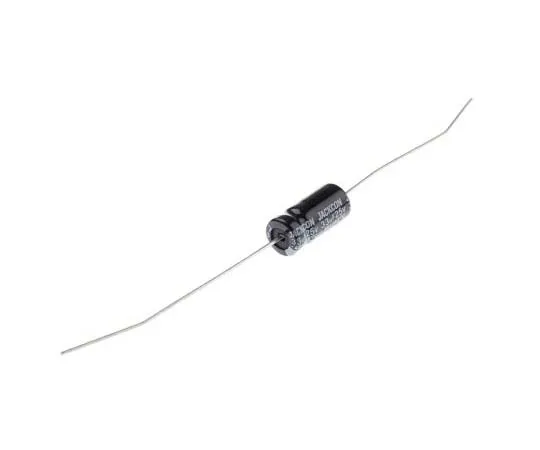 63-7728-03　RS PRO 33μF 25V dc Aluminium Electrolytic Capacitor, Through Hole 6 (Dia.) x 13mm +105°C 6mm 13mm　170-1096