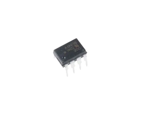 63-7628-37　Broadcom, 6N138-000E DC Input Darlington Output Optocoupler, Through Hole, 8-Pin PDIP　6N138-000E