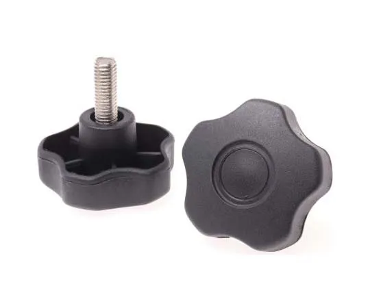 63-7715-10　RS PRO Black Thermoplastic Knob, M10 x 25　702-7649