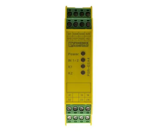 63-7659-60　Phoenix Contact PSR-SCP- 24UC/ESA4/2X1/1X2 24 V ac/dc Safety Relay Dual Channel With 2 Safety Contacts　2963750