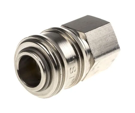 63-7662-98　RS PRO Pneumatic Quick Connect Coupling Brass 3/8 in Threaded　667-1989