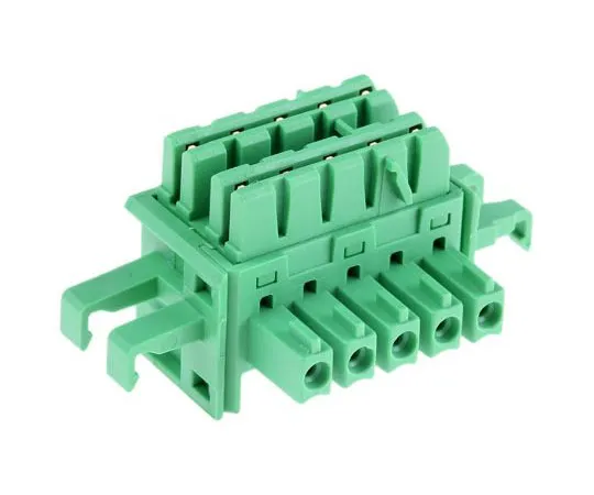 63-7582-57　Phoenix Contact ME 6.2 TBUS-2 1.5/5-ST-3.81, Analogue Output, Power Bus Connector　2869728