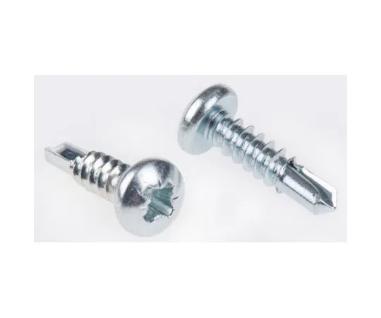 63-7627-77　RS PRO Bright Zinc Plated Steel Self Drilling Screw No. 8 x 5/8in Long x 16mm Long　546-5963