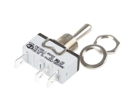 63-7615-50　APEM Single Pole Single Throw (SPST) Toggle Switch, (On)-Off-(On), Panel Mount　637H/2