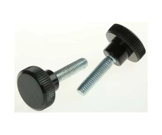 63-7714-77　RS PRO Black Duroplast Knob, M5 x 20　702-7538
