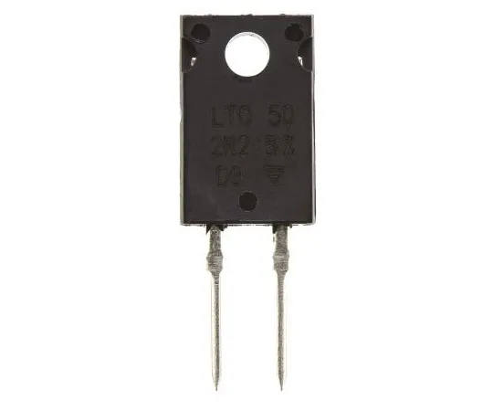 63-7614-40　Vishay 25Ω 50W Fixed Resistor ±10% ±150ppm/°C　LTO050F25R00KTE3