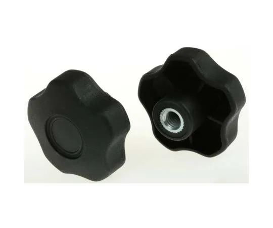 63-7714-96　RS PRO Black Thermoplastic Knob, M10 x 15　702-7605