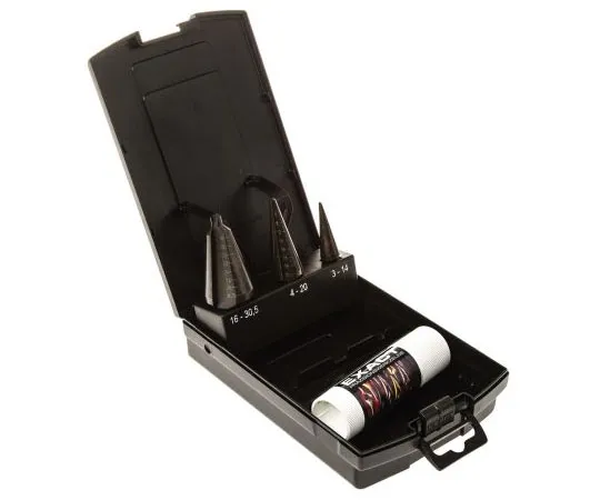 63-7597-28　EXACT 3 piece HSS Conical Drill Set 3mm to 30.5mm　5209