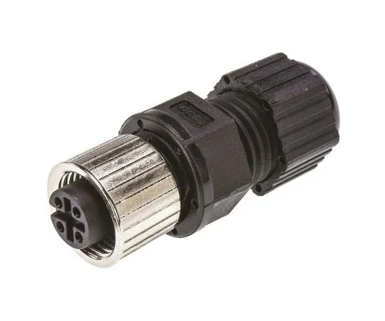 63-7667-62　TE Connectivity M12 Series M12 Cable Mount Connector, 4 contacts Socket　1838274-2
