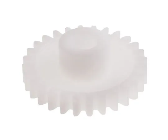 63-7607-57　RS PRO POM 28 Teeth Spur Gear, 22.4mm Pitch Diam. , 10mm Hub Diam. , 5mm Bore Diam.　521-7304