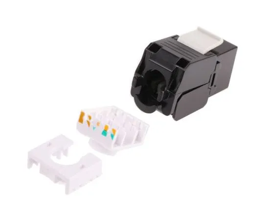 63-7638-31　Roline Cat6a RJ45 16 Port Keystone Jack, UTP Shielding　26.11.0352-60
