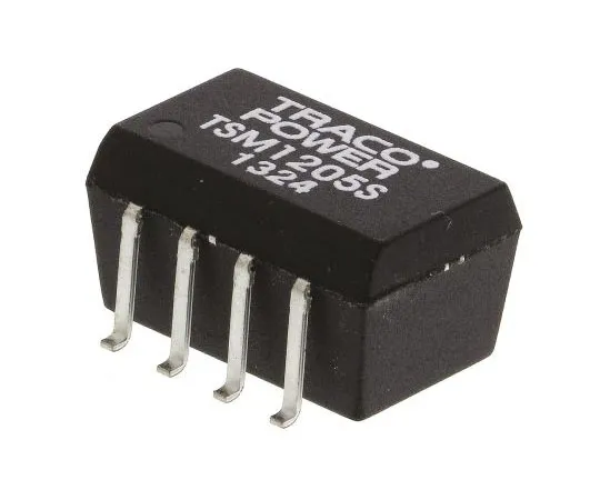 63-7599-42　TRACOPOWER TSM 1W Isolated DC-DC Converter Surface Mount, Voltage in 10.8 → 13.2 V dc, Voltage out 5V dc　TSM 1205S