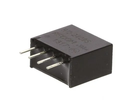 63-7673-38　Recom RO 1W Isolated DC-DC Converter Through Hole, Voltage in 21.6 → 26.4 V dc, Voltage out 9V dc　RO-2409S