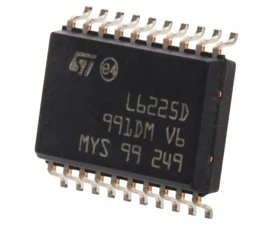 63-7646-72　STMicroelectronics L6225D,  Brushed Motor Driver IC, 52 V 1.4A 20-Pin, SOIC　L6225D