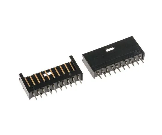 63-7554-34　TE Connectivity AMPMODU MOD II, 10 Way, 1 Row, Straight PCB Header　280374-1