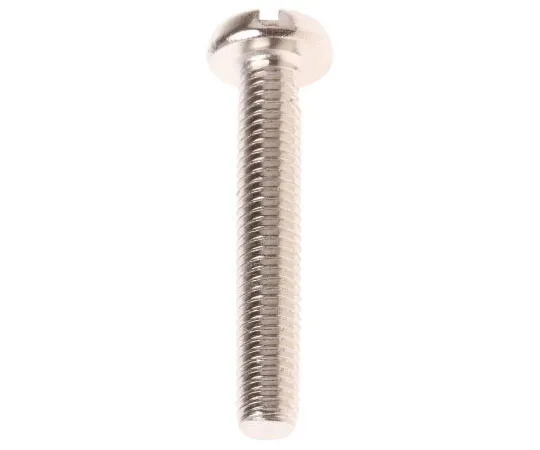 63-7574-31　RS Pro, M5 Pan Head, 30mm Brass Slot Nickel Plated0.8　482-8773