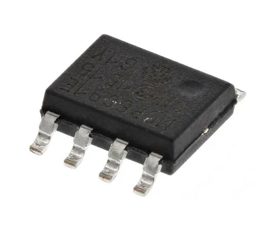 63-7647-94　MCP6S91-E/SN Microchip, Programmable Gain Amplifier, Rail to Rail Input/Output, 8-Pin SOIC　MCP6S91-E/SN