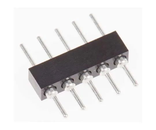 63-7713-60　Preci-Dip 2mm 5-Way Multiway Connector, -Row Male, Through Hole, 830-80-005-10-001101　830-80-005-10-001101