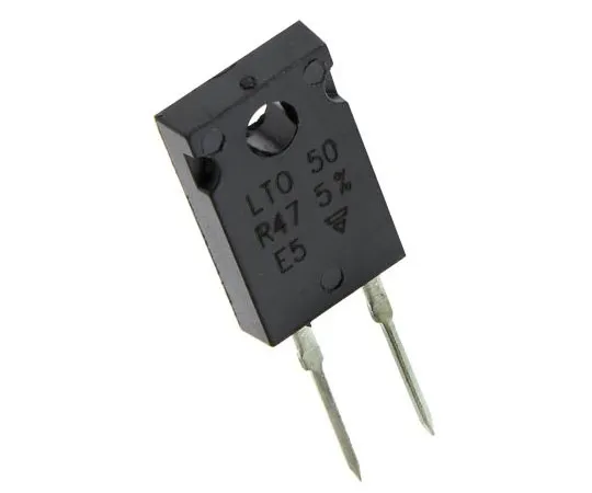 63-7614-20　Vishay 470mΩ 50W Fixed Resistor ±5% ±250ppm/°C　LTO050FR4700JTE3