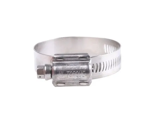 63-7586-89　HI-TORQUE Stainless Steel Slotted Hex Worm Drive, 16mm Band Width, 40mm - 60mm Inside Diameter　HTM60P
