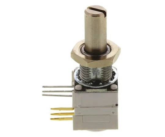 63-7578-55　Vishay 2 Gang Rotary Cermet Potentiometer with a 6.35 mm Dia. Shaft, 10kΩ, ±10%, 1W, Linear 14921F0GJSX13103KA　14921F0GJSX13103KA