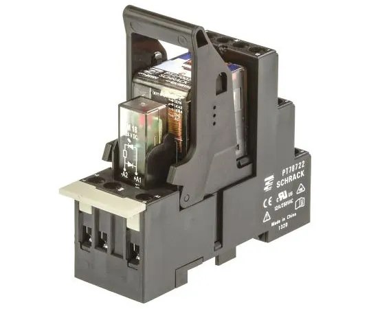 63-7600-72　TE ConnectivityPT DPDT Non-Latching Relay DIN Rail, 24V dc Coil, 12A　PT2L7LC4 8-1415534-9