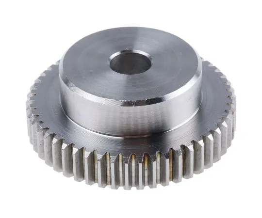 63-7607-31　RS PRO Stainless Steel 50 Teeth Spur Gear, 50mm Pitch Diam. , 35mm Hub Diam. , 10 → 20mm Bore Diam.　521-6783