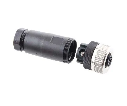 63-7726-35　Binder 713 Series M12 Cable Mount Connector, 4 contacts Plug　99-0430-12-04