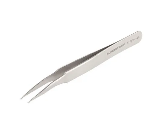 63-7570-53　Lindstrom 120 mm, Anti-Magnetic Stainless Steel, Fine; Rounded, ESD Anti-Acid Tweezers　TL SM104-SA