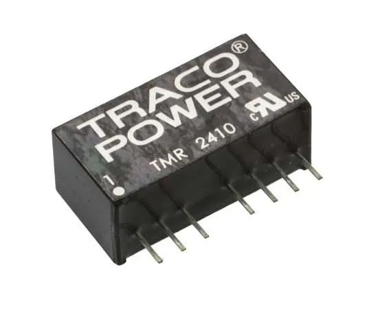 63-7724-43　TRACOPOWER TMR 2 2W Isolated DC-DC Converter Through Hole, Voltage in 18 → 36 V dc, Voltage out 3.3V dc　TMR 2410