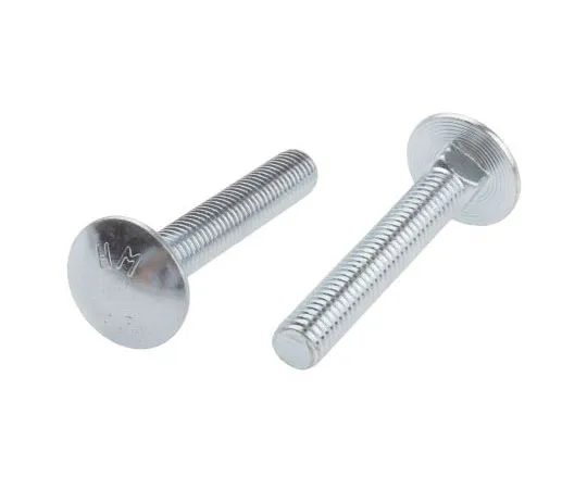 63-7601-94　Bright Zinc Plated Steel Coach Bolt, M8 x 50mm　512-1067