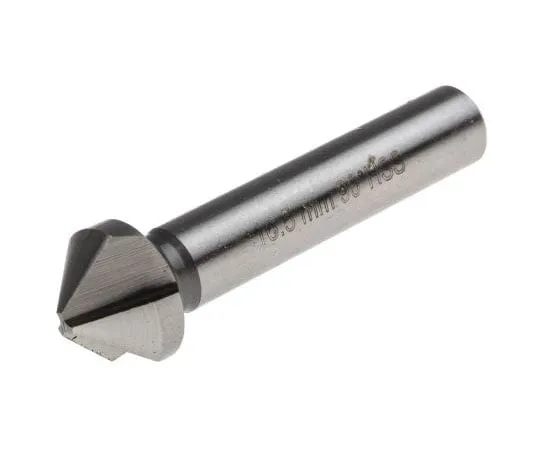 63-7674-62　RS PRO HSS 63 mm 90° Countersink Drill Bit, 16.5mm Head Diameter, 3 Flutes　673-8717