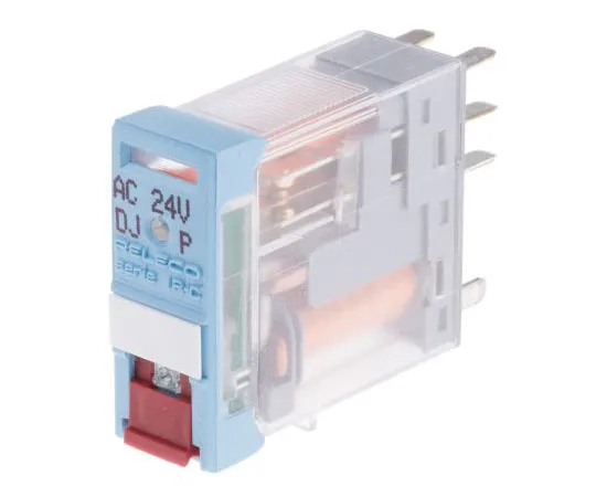 63-7636-35　RelecoC12 DPDT Non-Latching Relay PCB Mount, 24V ac Coil, 5A　C12A21X24A