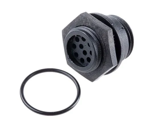 63-7570-45　Bulgin Buccaneer 400 Series Panel Mount Connector, 10 contacts Plug　PX0412/10S
