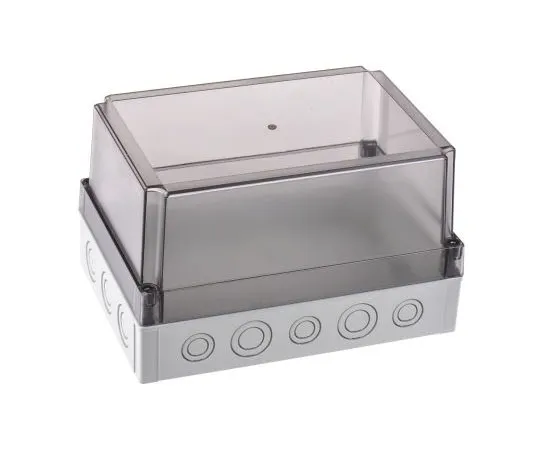 63-7591-01　Fibox Polycarbonate Enclosure, IP66, IP67, 255 x 180 x 150mm　PCM 200/150 T ENCLOSURE