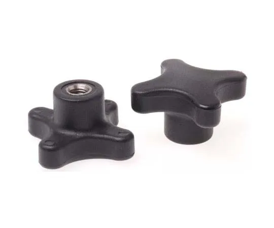 63-7715-37　RS PRO Black Thermoplastic Knob, M8 x 12　702-7740