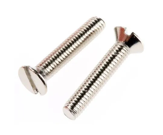 63-7574-58　RS Pro, M3 Countersunk Head, 16mm Brass Slot Nickel Plated0.5　482-9209