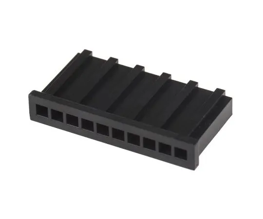 63-7554-22　TE Connectivity AMPMODU MOD II Female Connector Housing, 2.54mm Pitch, 10 Way, 1 Row　280362