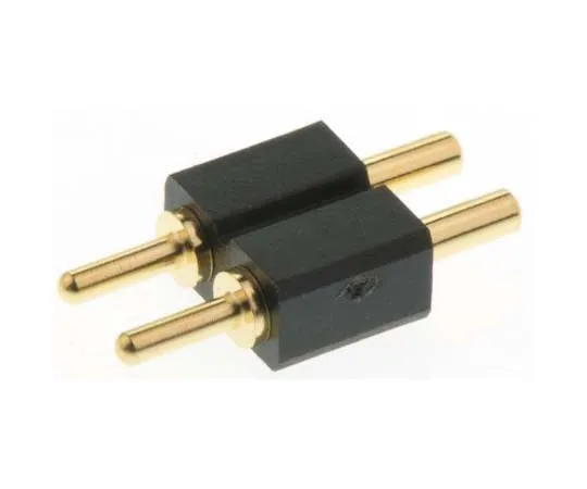 63-7713-81　Preci-Dip 2.54mm 2-Way Spring Loaded Connector, -Row Male, Through Hole, 811-S1-002-10-017101　811-S1-002-10-017101